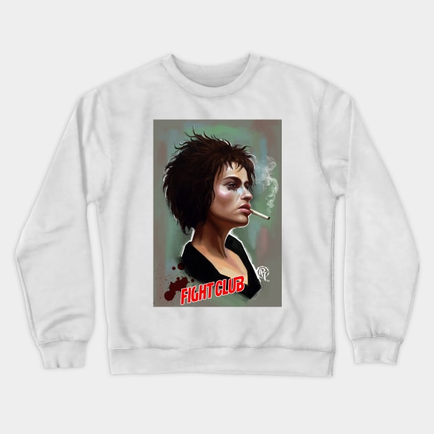 Fight club Marla Crewneck Sweatshirt by Rusalka_art